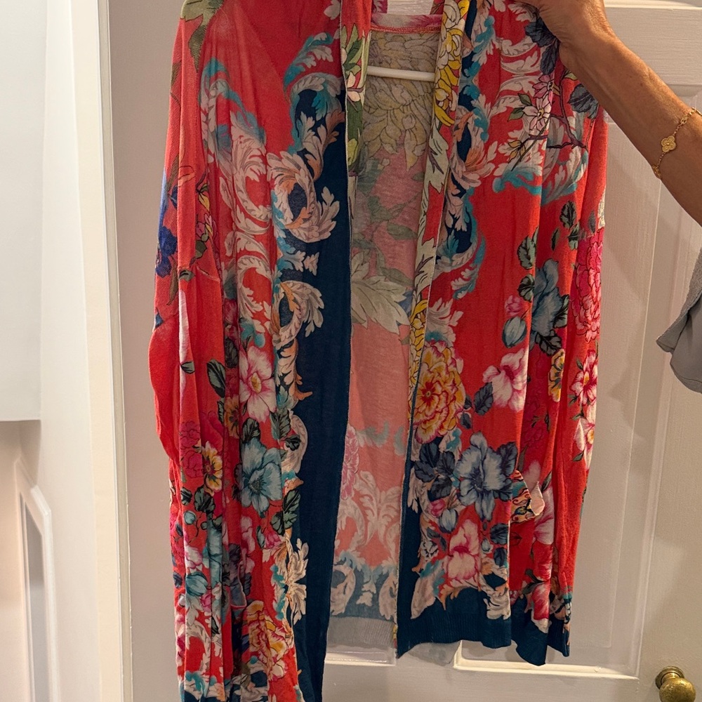 Floral Hooded Cardigan